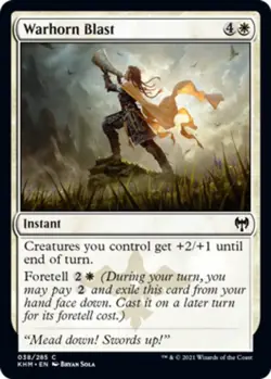 Warhorn Blast - Kaldheim #038/285 MTG Magic The Gathering - Image 1