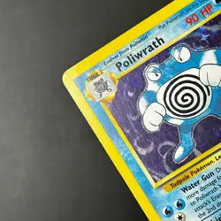 Pokemon TCG Poliwrath Base Set Holo Rare Unlimited 13/102 English 1999 90 HP - Image 4