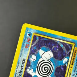 Pokemon TCG Poliwrath Base Set Holo Rare Unlimited 13/102 English 1999 90 HP - Image 5