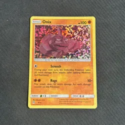 Onix - 9/12 009/012 Holo McDonald's Promos 2019 - Pokemon Card - MP - Image 1