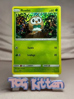 Rowlet - 1/12 001/012 Promo Holo McDonald's Promos 2017 HP - Pokemon - TCGKITTEN - Image 1