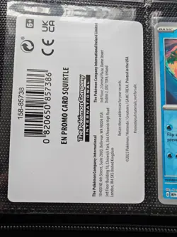 Squirtle 007/165 Pokemon Center PC Stamped Reverse Holo Promo EN White Card 151 - Image 4
