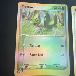 Pokemon Card - Treecko Black Star Promo 003 Reverse Holo LP++ X3 - Image 2