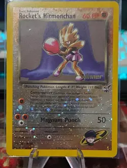 Rocket's Hitmonchan 9 Winner STAMPED Reverse Holo Best of Promos LP - Vintage - Image 1
