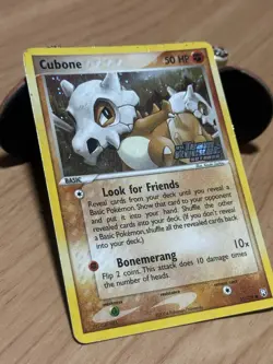 Pokemon TCG Cubone 51/109 EX Team Rocket Returns Reverse Holo 50HP ENG 2004 - Image 1