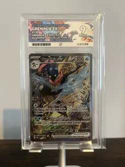 Pokemon TCG Greninja EX SVP132 Shrouded Fable Black Star Promo Card Ace 9 Mint - Image 1