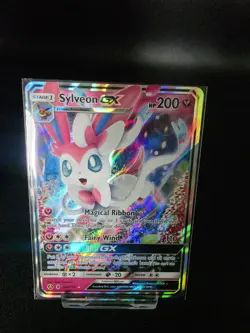 Pokemon TCG Sylveon GX Guardians Rising Holo Card 92/145 NM Condition - Image 1