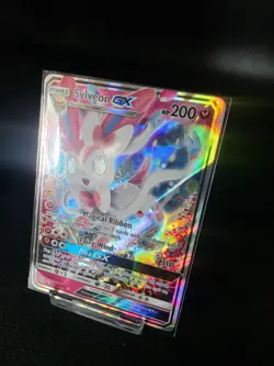 Pokemon TCG Sylveon GX Guardians Rising Holo Card 92/145 NM Condition - Image 2