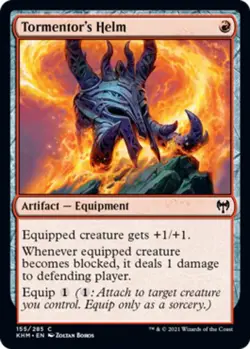 Tormentor's Helm - Kaldheim #155/285 MTG Magic The Gathering - Image 1