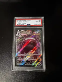 Pokemon TCG Gengar VMAX Full Art Fusion Strike Card PSA 10 157/264 - Image 1