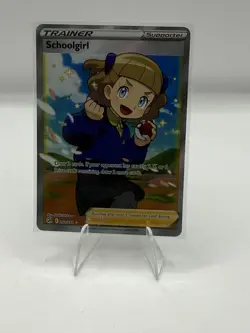 Schoolgirl 262/264 Ultra Rare Fusion Strike Pokemon Holo Near Mint - Image 1