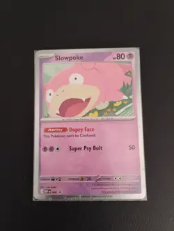 Slowpoke MEP 86 Cosmos Holo - Pokemon TCG Mega Evolution Promo Card - Near Mint - Image 1