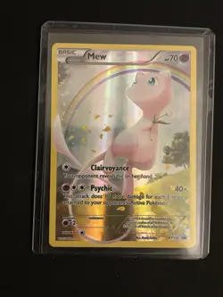 Pokemon TCG Mew XY110 Holo Black Star Promo Full Art - Image 1