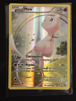 Pokemon TCG Mew XY110 Holo Black Star Promo Full Art - Image 2