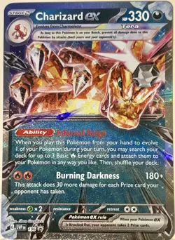Pokemon Card Charizard EX SVP 196 Black Star Promo Holo Rare Near Mint - Image 1