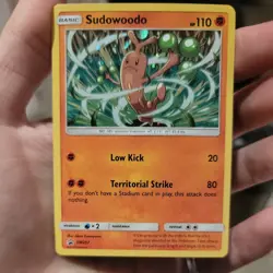 Pokemon TCG Sudowoodo SM207 Holo Black Star Promo NM-MINT - Image 1