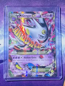 Pokemon TCG M Gengar EX Holo Black Star Promo XY166 (Near Mint) - Image 1