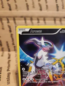 Arceus XY116 Holo Black Star Promo Pokemon Card Near Mint Condition - Image 2