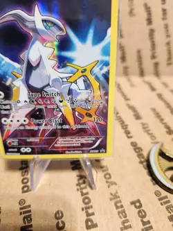 Arceus XY116 Holo Black Star Promo Pokemon Card Near Mint Condition - Image 4