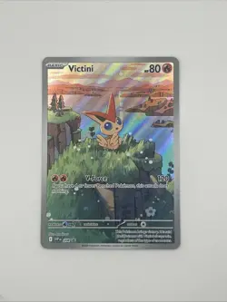 Pokemon TCG Victini Black Star Promo Card 208 Near Mint Condition - Image 1