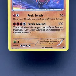 Pokemon Card TCG Groudon XY52 XY Black Star Promo Cosmos Holo 2015 LP - Image 3