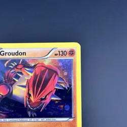 Pokemon Card TCG Groudon XY52 XY Black Star Promo Cosmos Holo 2015 LP - Image 5