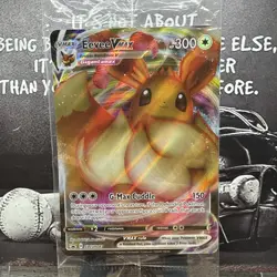 NEW SEALED Eevee VMAX SWSH087 Black Star Promo Full Art Holo Pokemon TCG 2021 - Image 1