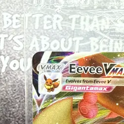 NEW SEALED Eevee VMAX SWSH087 Black Star Promo Full Art Holo Pokemon TCG 2021 - Image 2