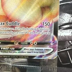 NEW SEALED Eevee VMAX SWSH087 Black Star Promo Full Art Holo Pokemon TCG 2021 - Image 4