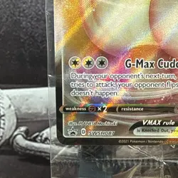 NEW SEALED Eevee VMAX SWSH087 Black Star Promo Full Art Holo Pokemon TCG 2021 - Image 5