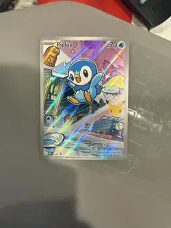 Piplup 042 ME Mega Evolution Promo Holo Pokemon Card Black Star Promo — MINT - Image 1