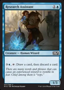 Research Assistant - Magic 2015 (M15) #077/269 MTG Magic The Gathering - Image 1