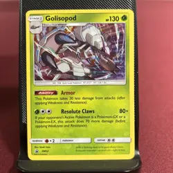 Golisopod SM52 Holo Sun & Moon Black Star Promo Pokemon Card Near Mint/Excellent - Image 1