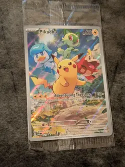 Pikachu #27 SEALED Pokemon TCG Black Star Promo Near Mint Paldea Evolved ETB 027 - Image 3