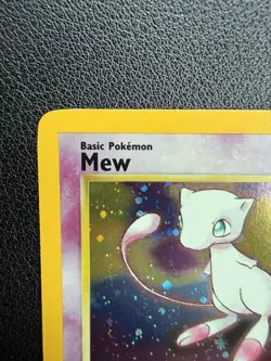 Mew #9 Holo Black Star Promo WOTC 2000 Pokemon League Vintage LP - Image 3