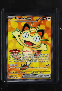 Meowth ex Holo Ultra Rare ME03: Perfect Order 107/088 NM - Image 1