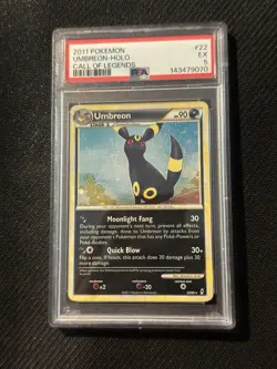Pokemon TCG Umbreon Holo Rare Card 22/95 Call of Legends 2011 PSA 5 NM 🌙🌙🌙 - Image 1
