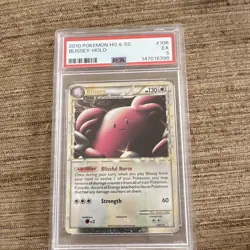 2010 Pokemon TCG HGSS HeartGold SoulSilver Blissey Prime Holo #106/123 PSA - Image 1