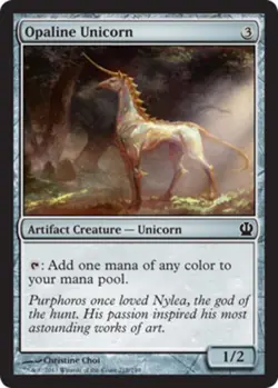 Opaline Unicorn - Theros #218/249 MTG Magic The Gathering - Image 1