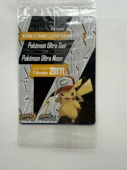 Pokemon TCG Ash's Pikachu TCG SM108 2017 Promo Card ‘I Choose You' Sealed - Image 2