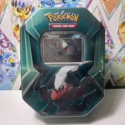 Darkrai 2024 Pokemon TCG Tin Brand New Sealed w/ 3 foil cards, 3 booster packs - Image 1