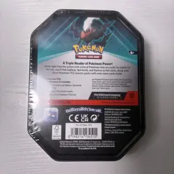 Darkrai 2024 Pokemon TCG Tin Brand New Sealed w/ 3 foil cards, 3 booster packs - Image 2