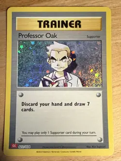 Pokemon Classic Collection Professor Oak Holo CLC 023/034 - Image 1