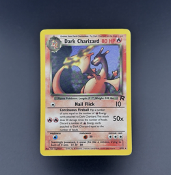 Pokemon Card TCG Dark Charizard 04 Holo Rare Team Rocket Unlimited WoTC MP - Image 1