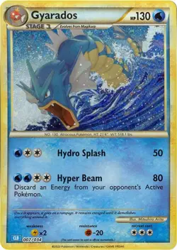 Gyarados Holo Classic Collection Trading Card Game Classic 007/034 NM - Image 1
