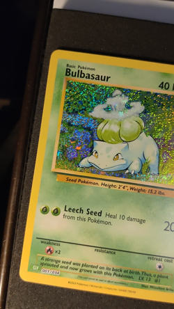 Pokemon Bulbasaur 001/034 Holo Pokemon Card Game Classic English New Promo Green - Image 2