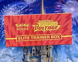 Pokemon TCG Sword & Shield Vivid Voltage ETB Elite Trainer Box SEALED - Image 3