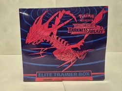Pokemon TCG: Sword & Shield - Darkness Ablaze Elite Trainer Box (Sealed) - Image 1