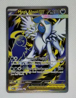 Mega Absol ex 161/132 UR MEG Mega Evolution Pokemon TCG English Card NM - Image 1