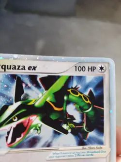 Pokemon EX Dragon Rayquaza EX Holo Foil Rare 97/97 Vintage Original (2003) - Image 3